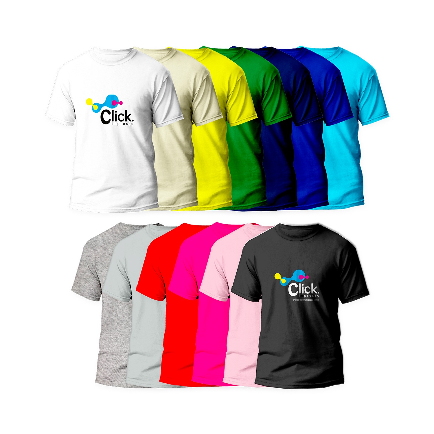Camiseta Dry Fit. ESCOLHA SUA COR